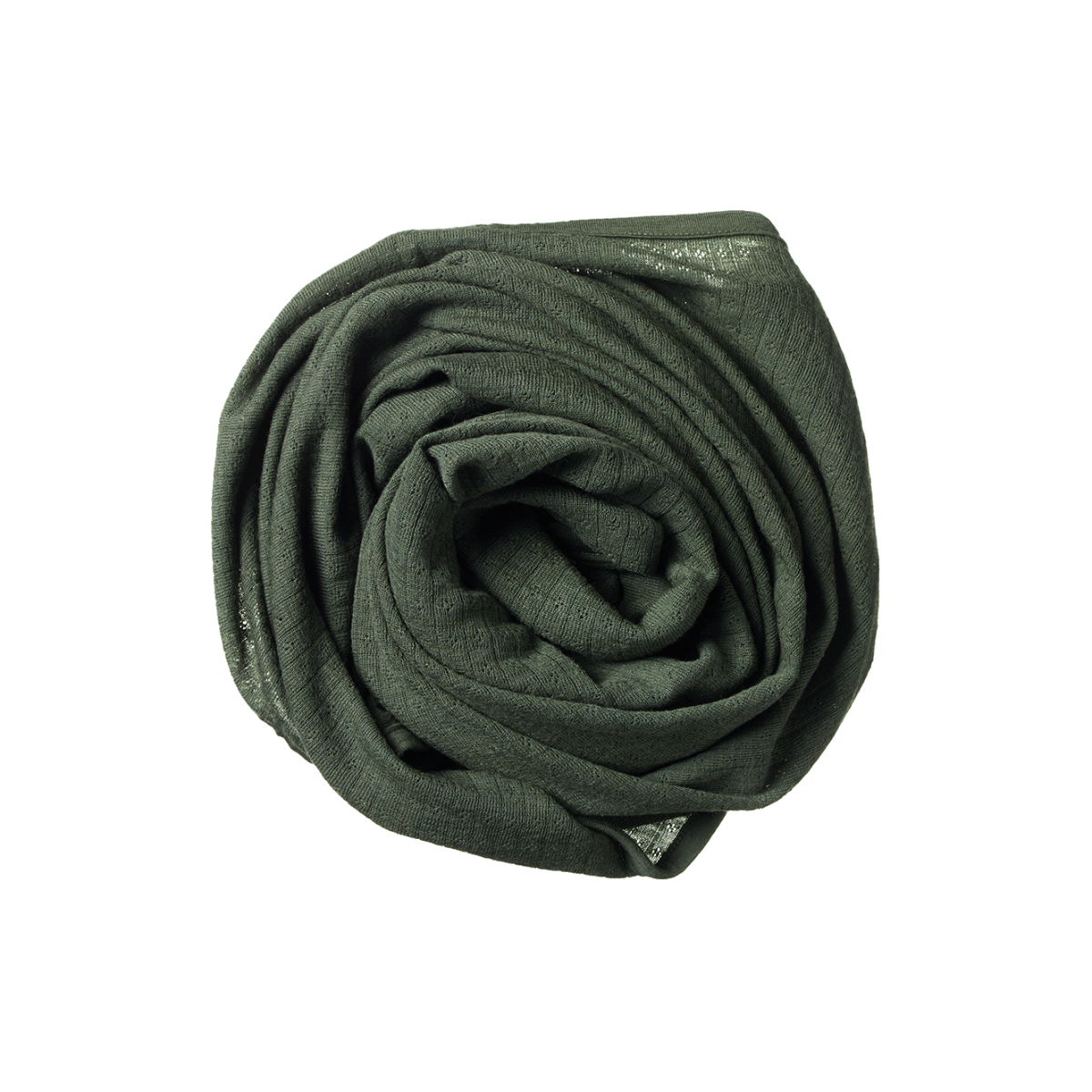 Merino Wrap Pointelle - Thyme