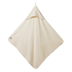 Org Cotton Hooded Towel - Natural