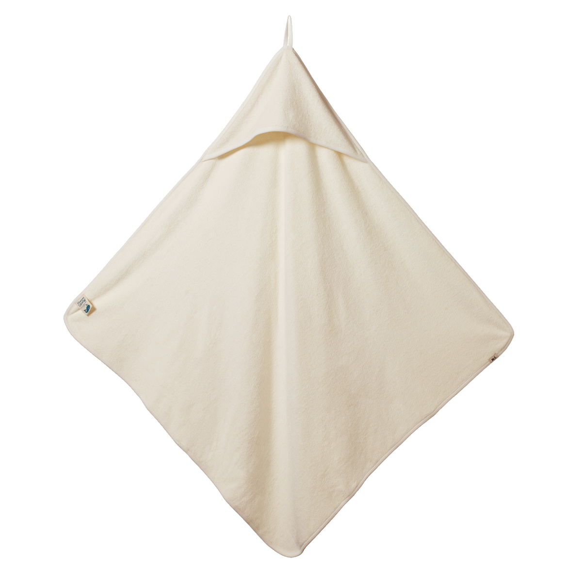 Org Cotton Hooded Towel - Natural