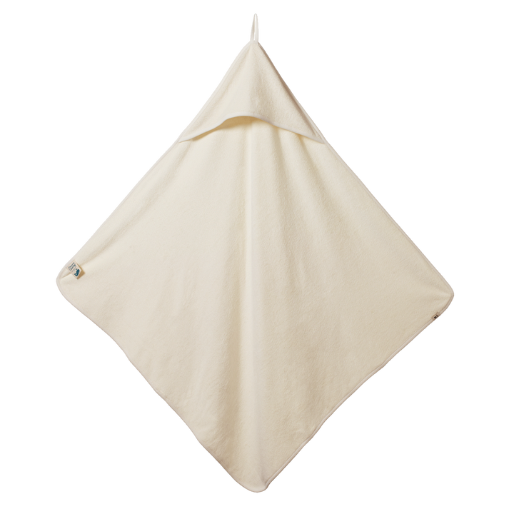 Nature Baby Org Cotton Hooded Towel - Natural