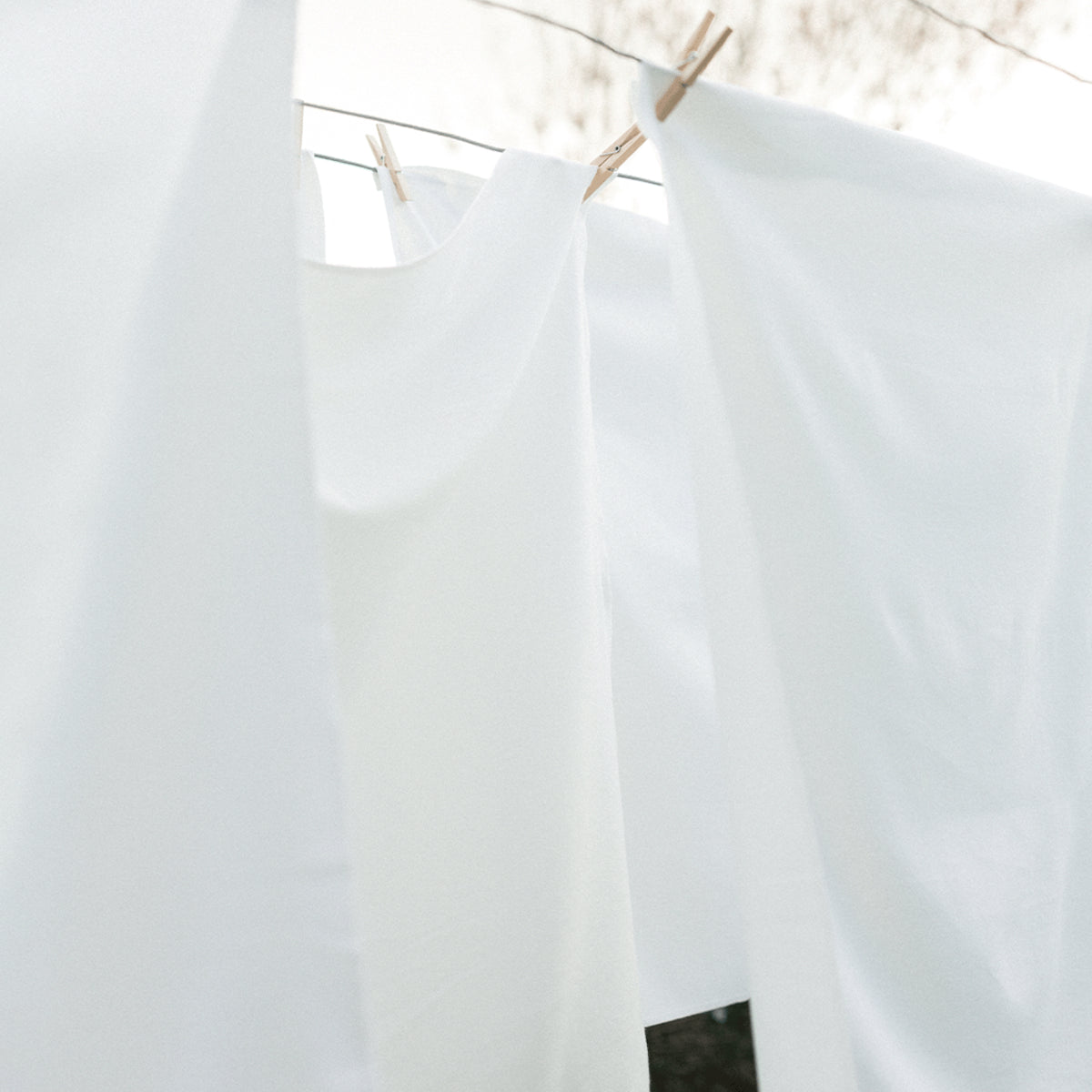 Organic Nappy Square 6 Pack - Natural