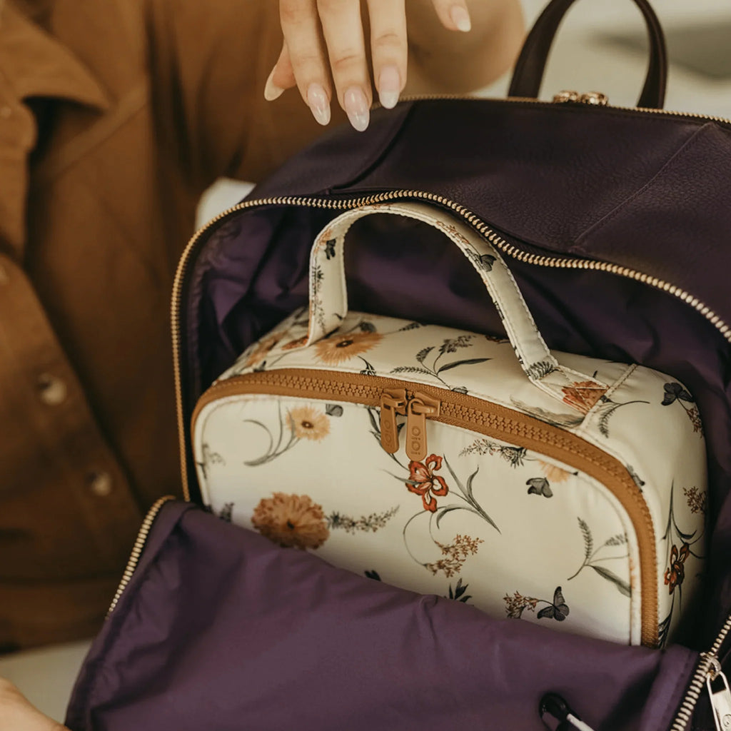 OiOi Nappy Backpack Multitasker - Mulberry