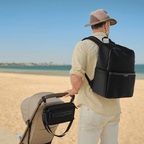 Nappy Backpack Multitasker - Black Neoprene