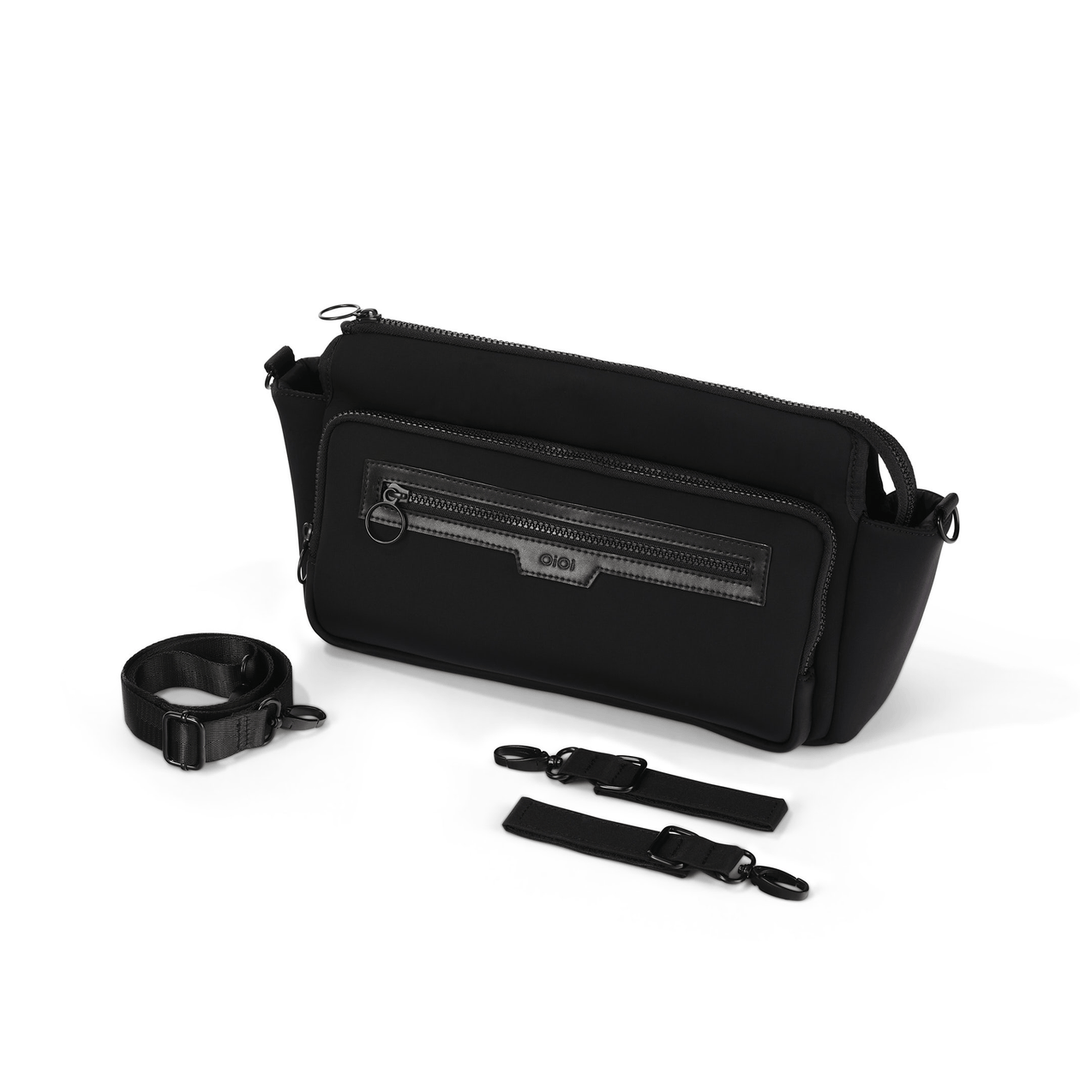OiOi Multitasker Stroller Organiser - Black Neoprene