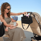Multitasker Stroller Organiser - Black Neoprene