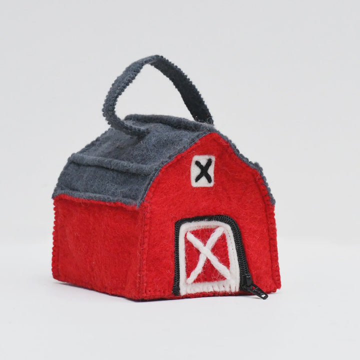 Tara Treasures Finger Puppets Bag - Farm Barn