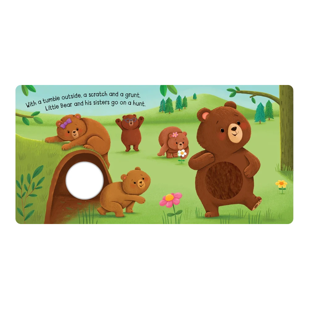 Squeaky Plush Board Book - Squeaky Little Bear