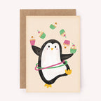 Penguin Mini Birthday Card