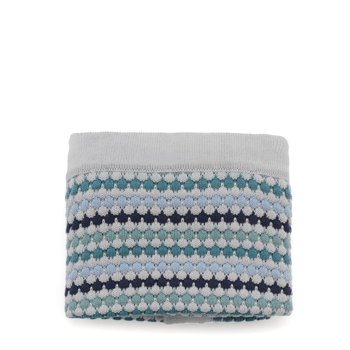 Nana Huchy Confetti Stripe Baby Blanket - Blue