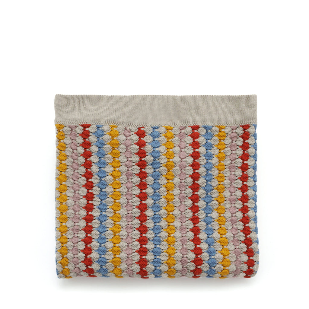 Nana Huchy Confetti Stripe Baby Blanket - Carnival