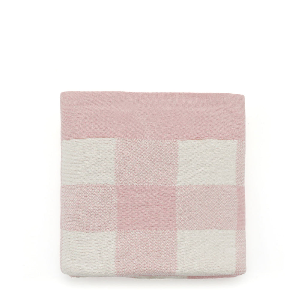 Nana Huchy Gingham Baby Blanket - Pink