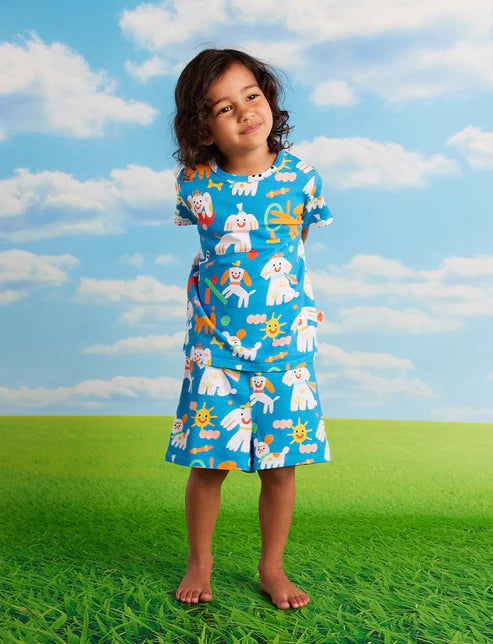 Halcyon Nights Puppy Park PJ Set