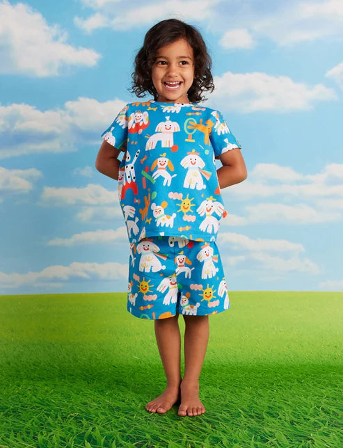 Halcyon Nights Puppy Park PJ Set