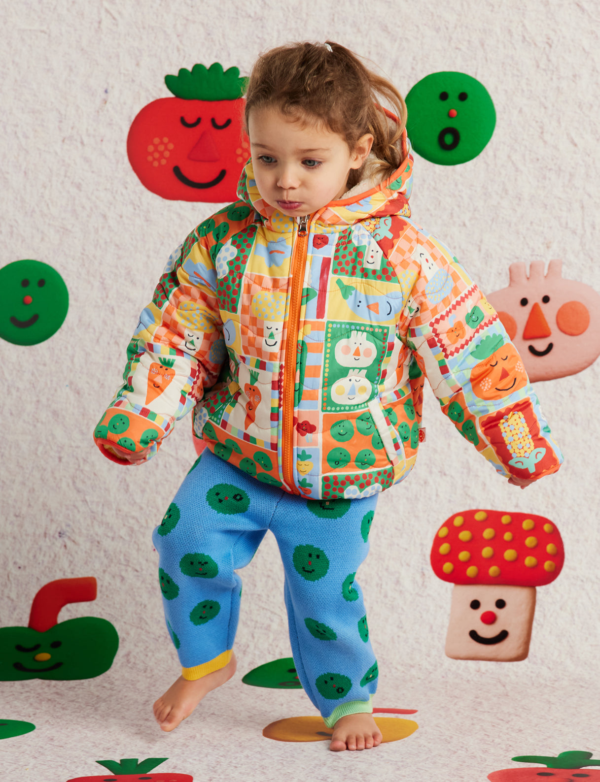 Pocket Patch Reversible Kids Puffer Jacket