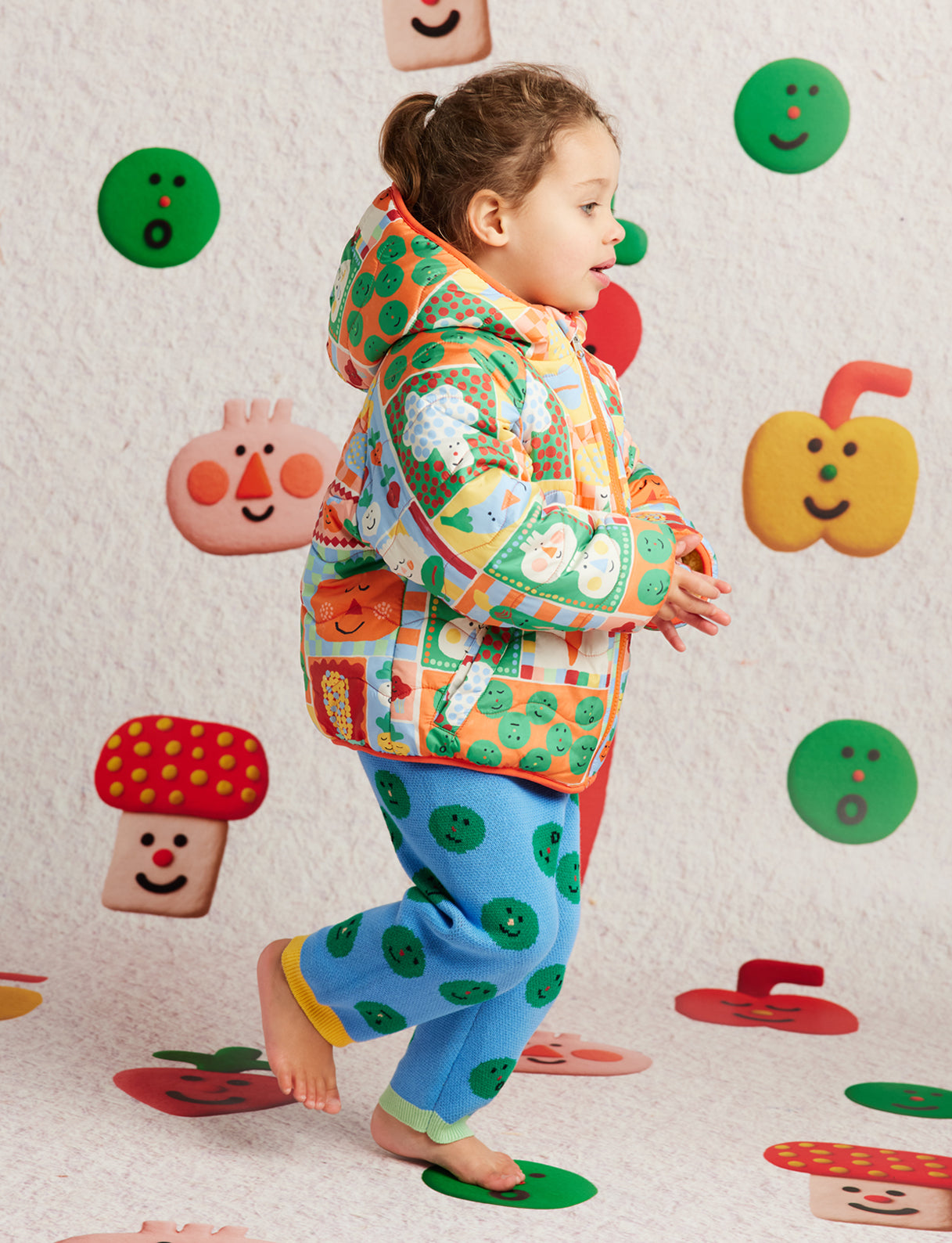 Pocket Patch Reversible Kids Puffer Jacket