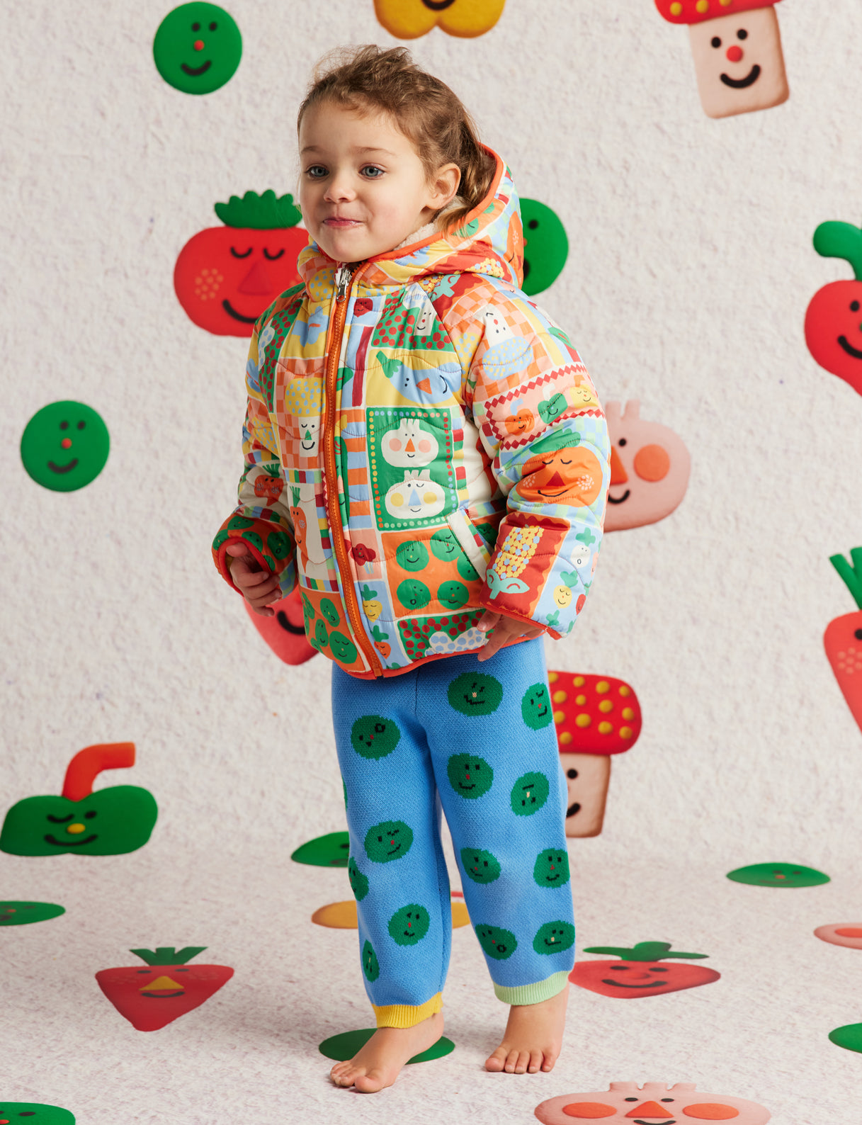 Pocket Patch Reversible Kids Puffer Jacket