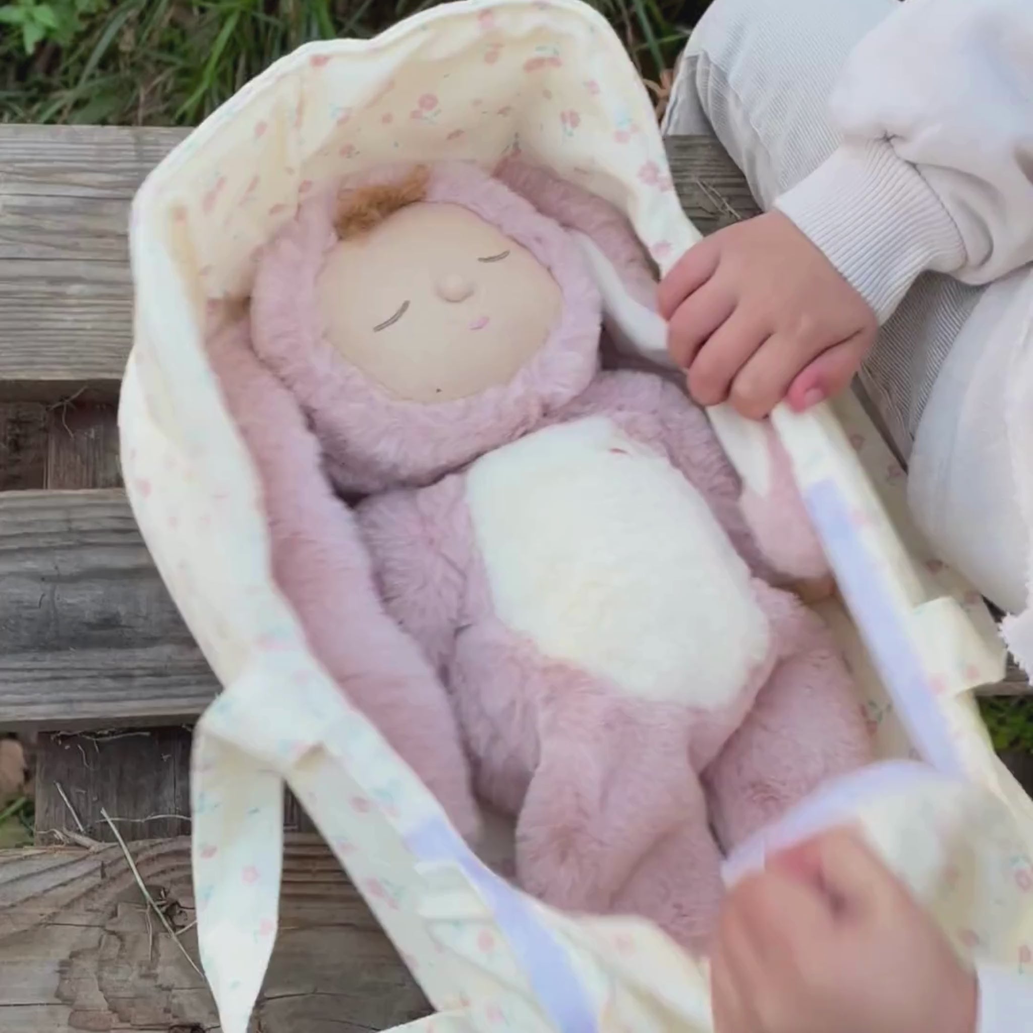 Dinkum Doll Carry Cot - Pansy