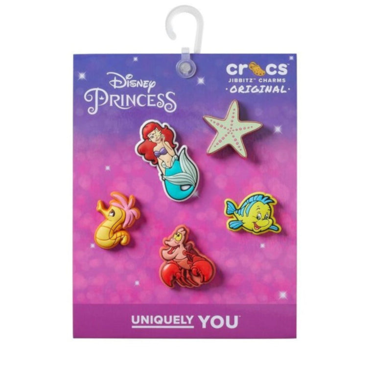 Jibbitz Charms - Princess Ariel 5pk