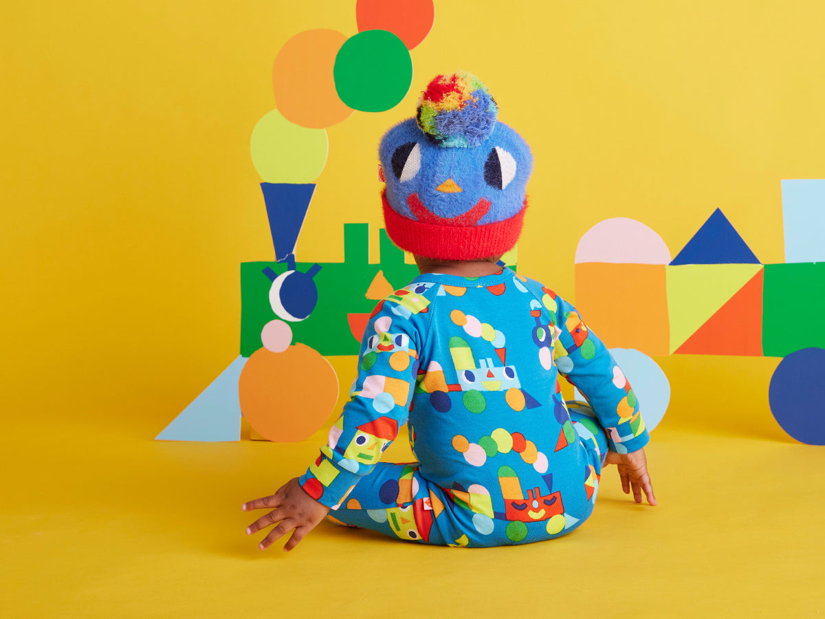 Long Sleeve Romper - Rainbow Express