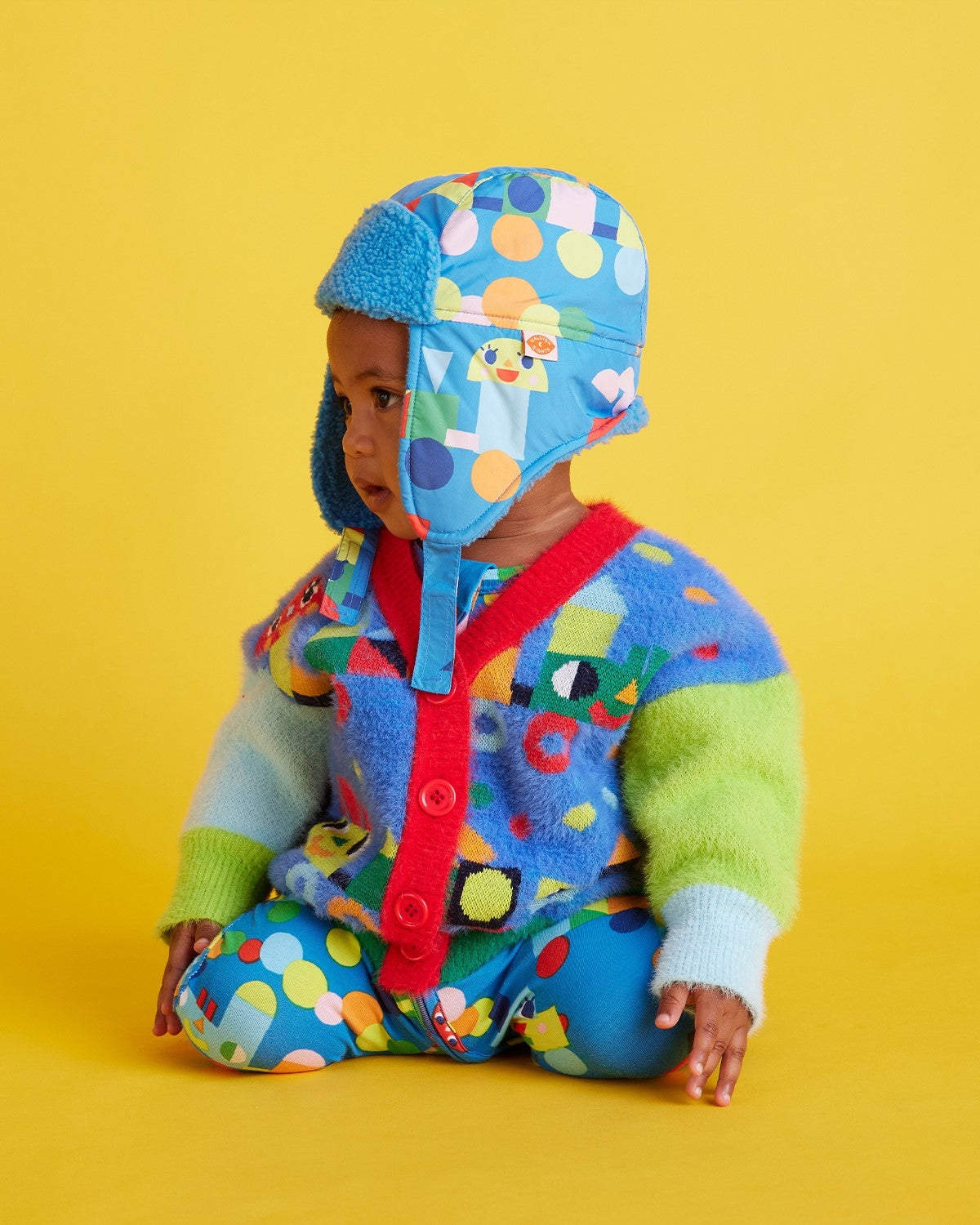 Sherpa Trapper Hat - Rainbow Express