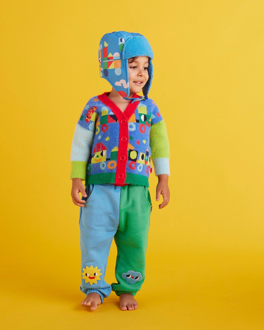 Sherpa Trapper Hat - Rainbow Express