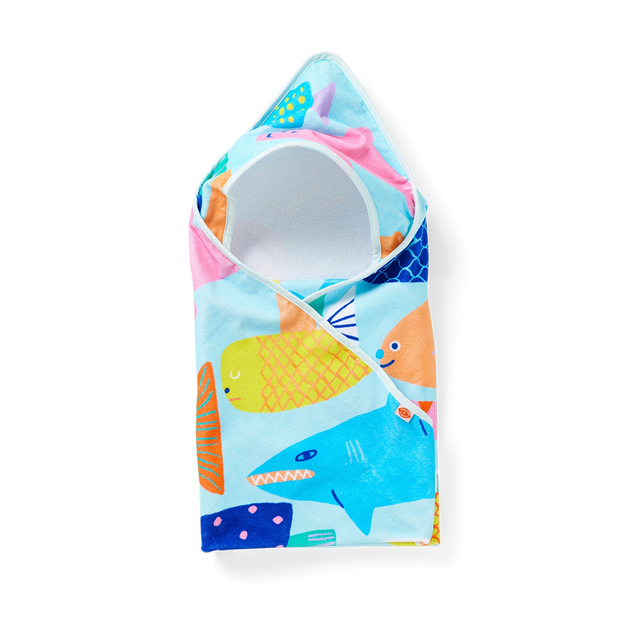 Baby Hooded Towel Rainbow Reef