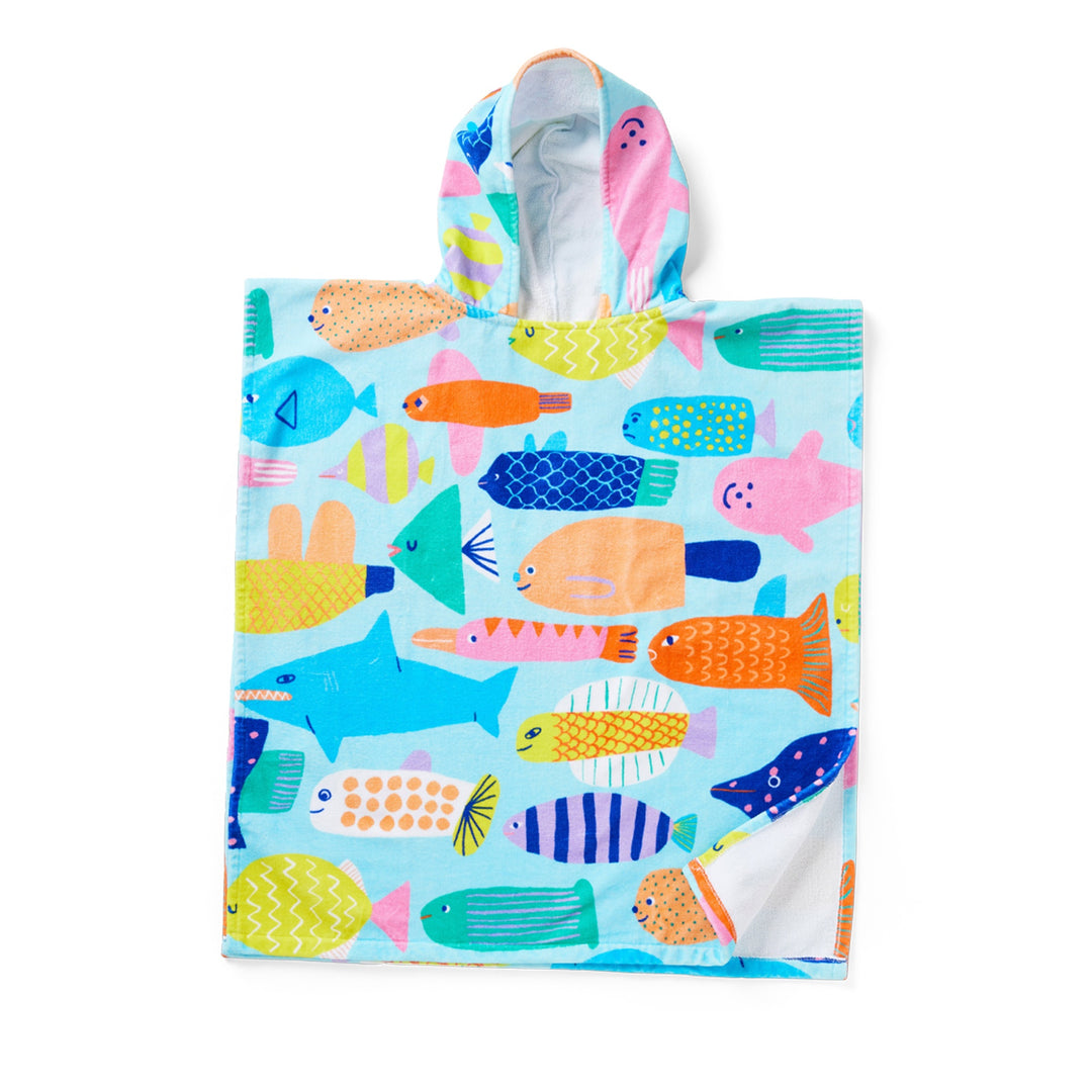 Halcyon Nights Kids Hooded Towel Rainbow Reef