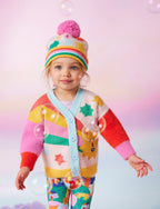 Knit Beanie - Rainbow Valley