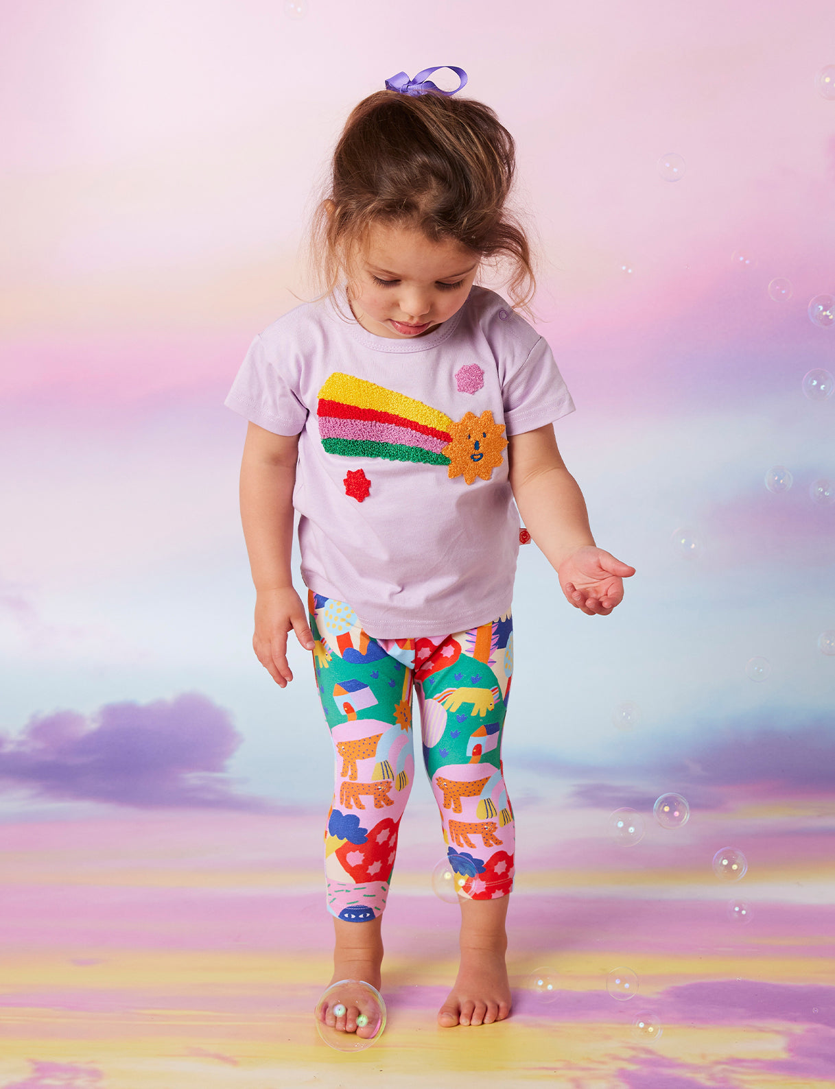 Kids Leggings - Rainbow Valley