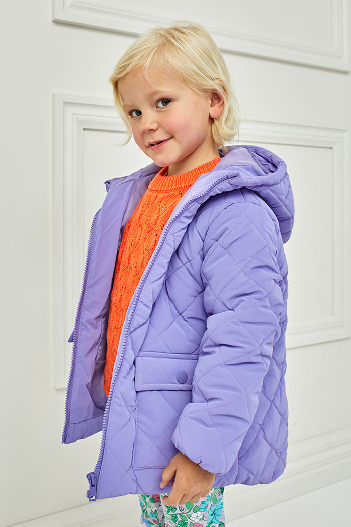 Milky Puffer Jacket - Lavender