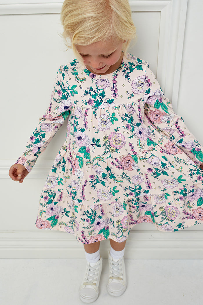 Milky Tiered Dress - Whimsical