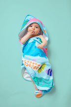 Baby Hooded Towel Rainbow Reef