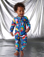 Long Sleeve Zipsuit - Rocket Ride
