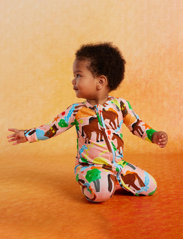 Halcyon Nights Giddy Up Long Sleeve Romper