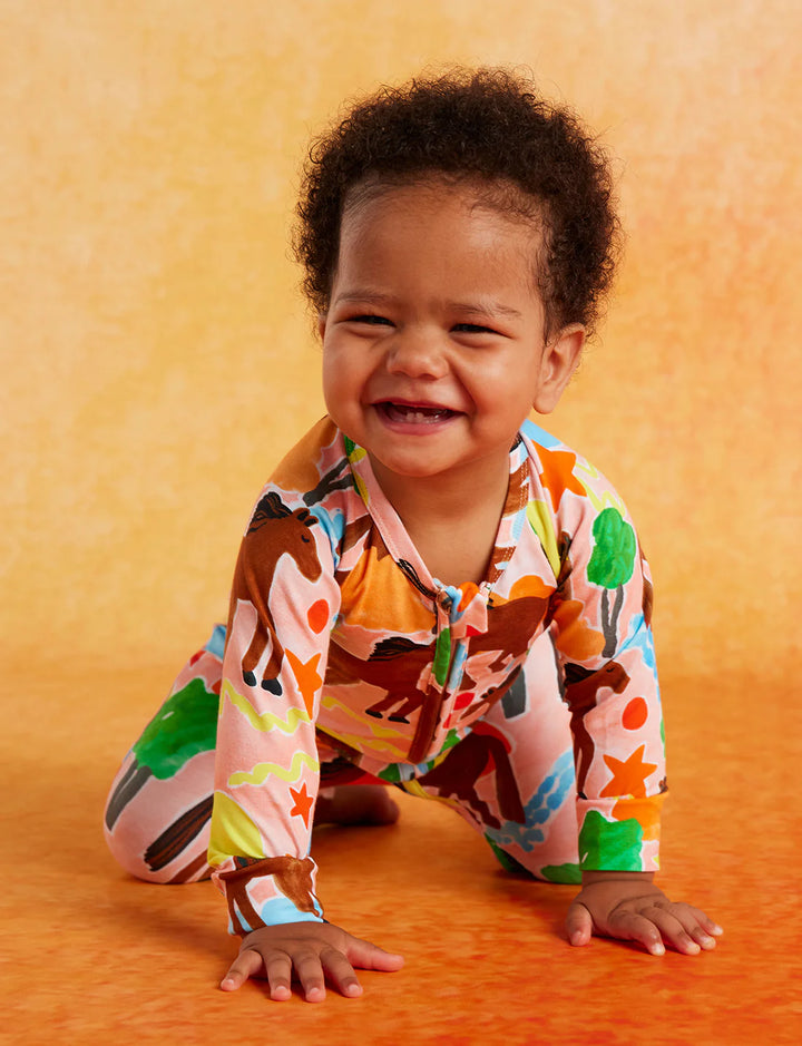 Halcyon Nights Giddy Up Long Sleeve Romper