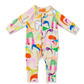 Happy Herd Long Sleeve Romper