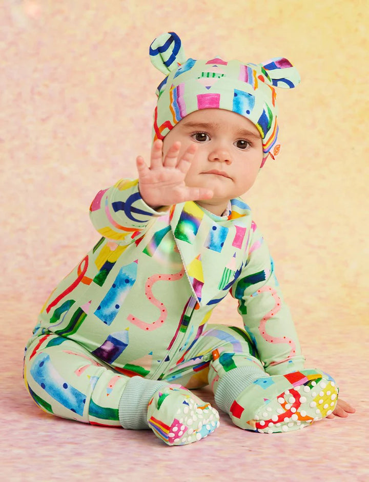 Halcyon Nights Scribble Squad Long Sleeve Romper
