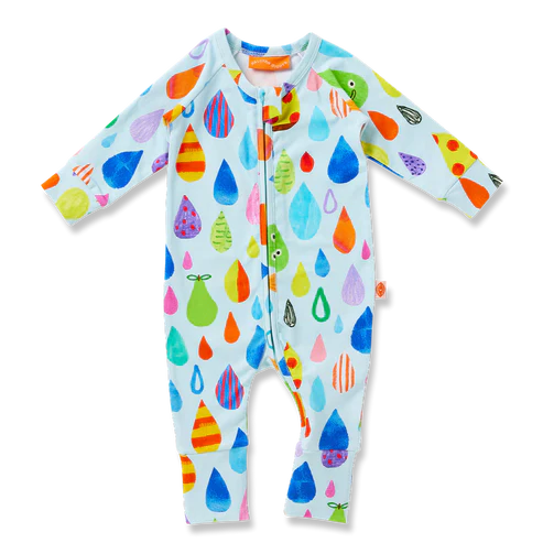 Halcyon Nights Sun Shower Long Sleeve Romper