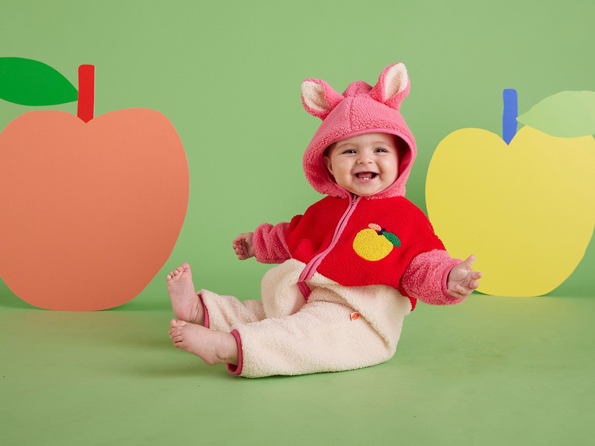 Sherpa Roosuit - A Is For Apple Baby