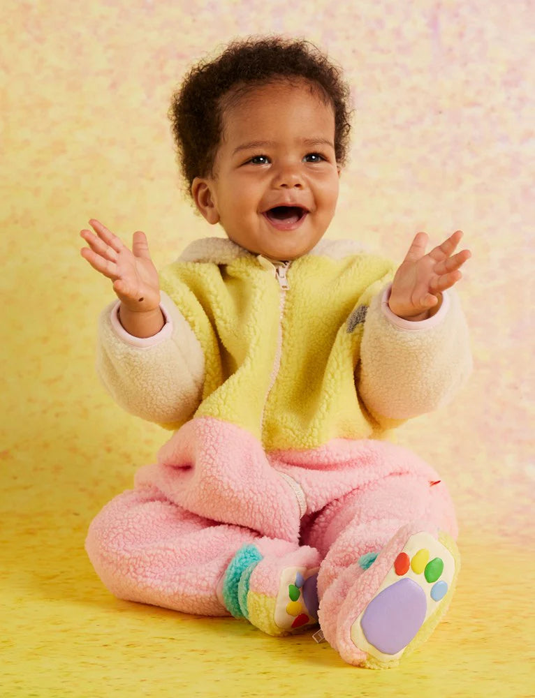 Halcyon Nights Happy Herd Sherpa Baby Bootie