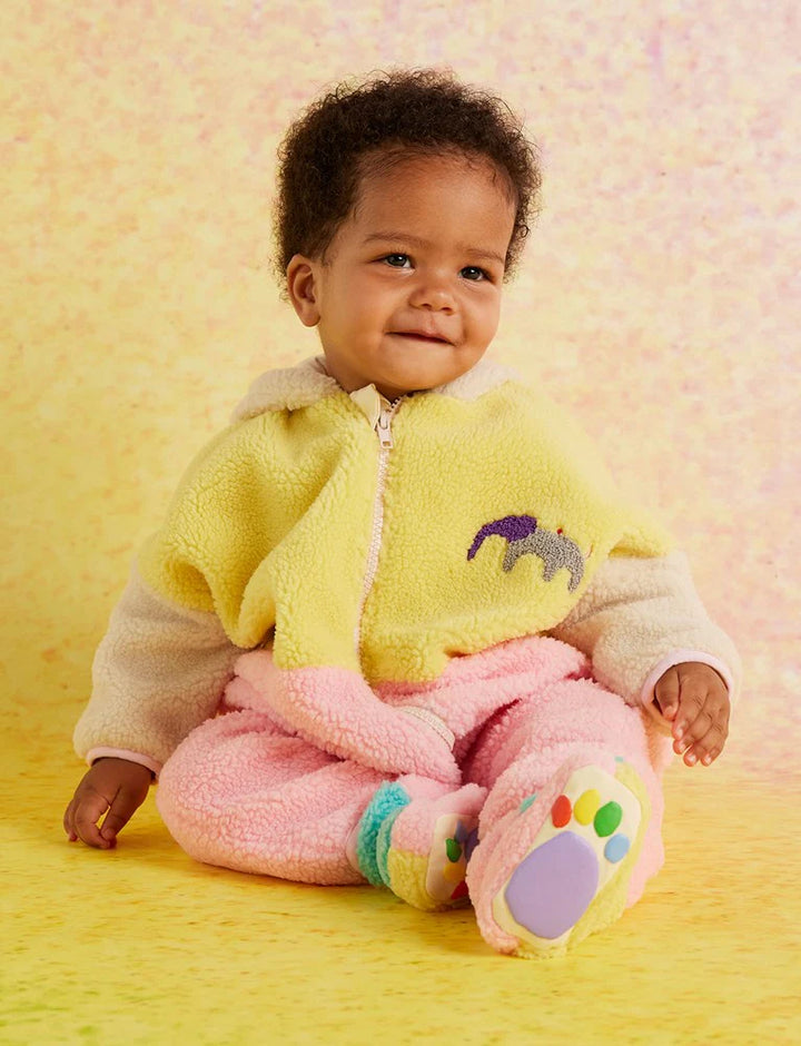 Halcyon Nights Happy Herd Sherpa Baby Bootie