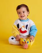 Sherpa Baby Bootie - Smile