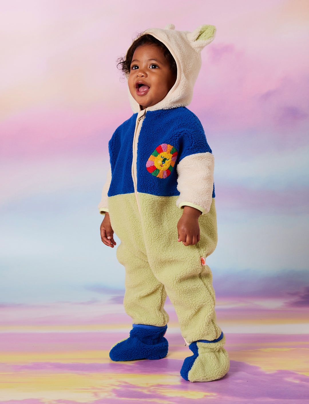 Halcyon Nights Sherpa Jumpsuit - Lion