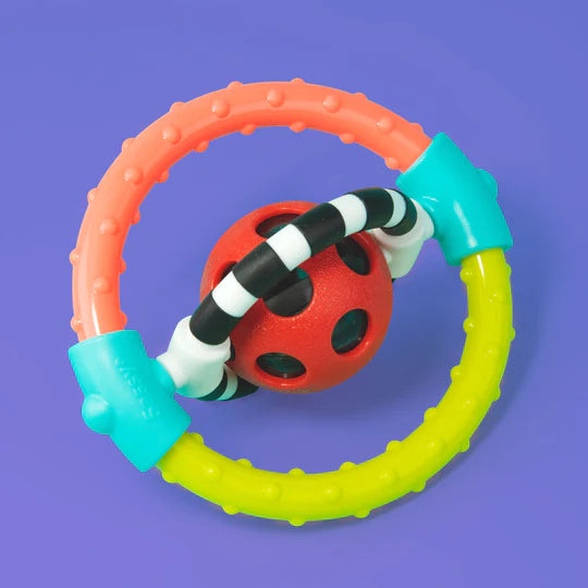 Sassy Baby Spin and Chew Ring Rattle