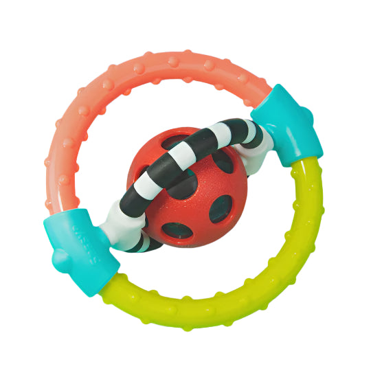 Sassy Baby Spin and Chew Ring Rattle