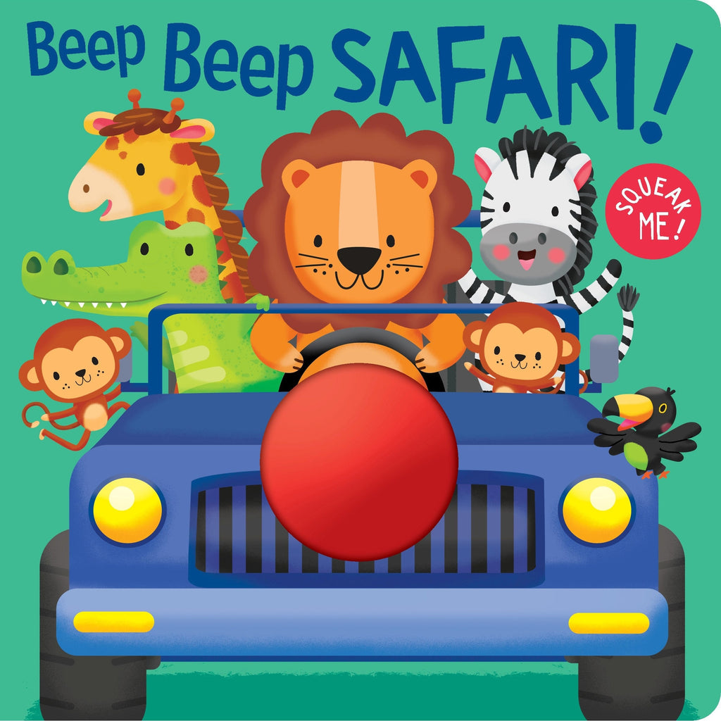 Squeak Me Board Book - Beep Beep Safari
