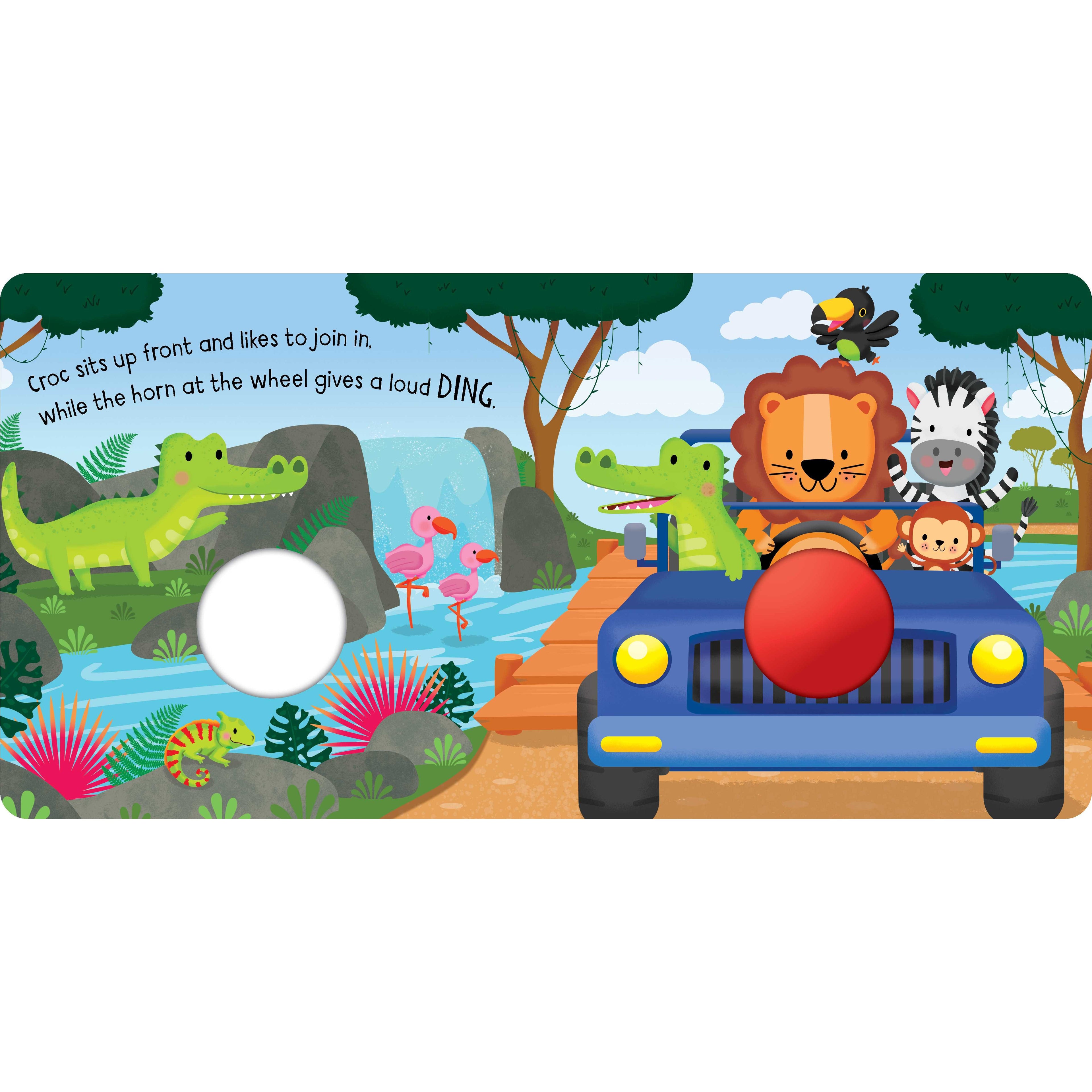 Squeak Me Board Book - Beep Beep Safari