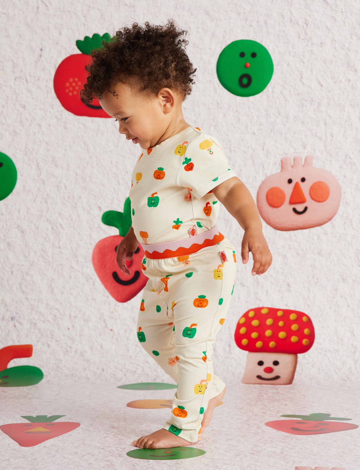 Teeny Tiny Veg Baby Leggings