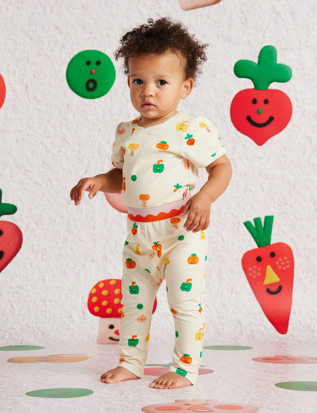 Teeny Tiny Veg Baby Leggings