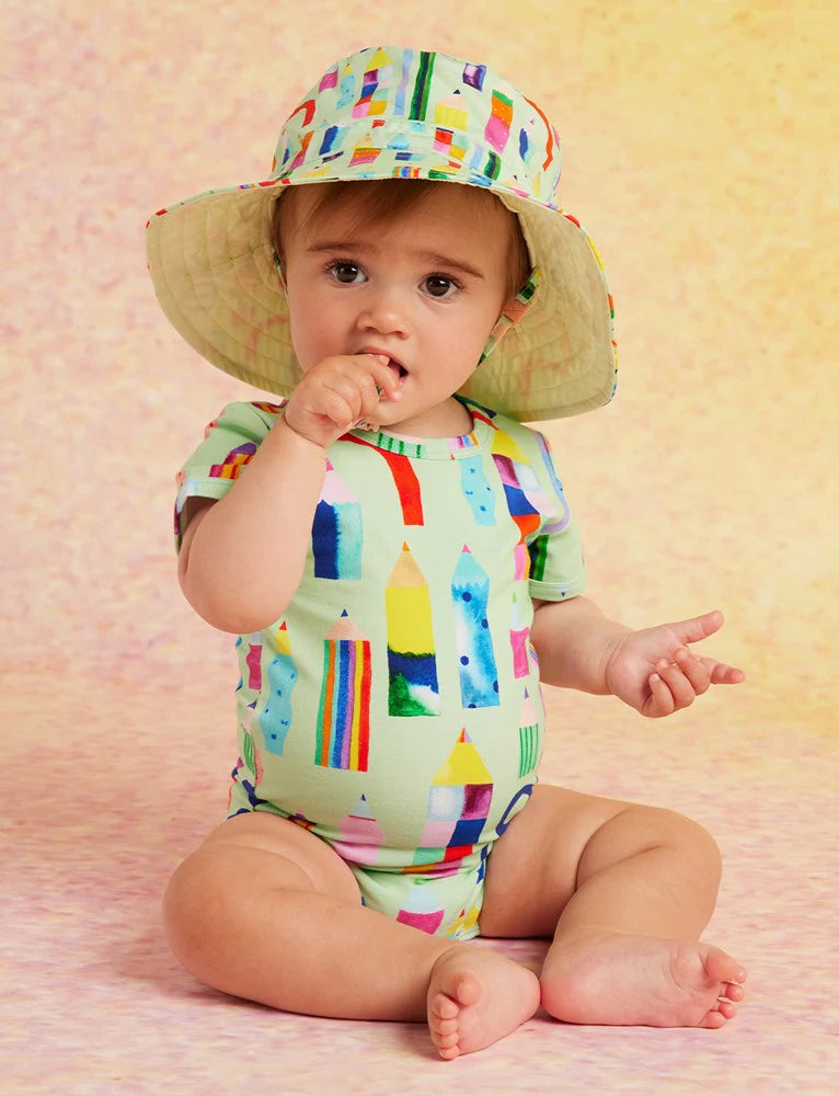 Halcyon Nights Scribble Squad Short Sleeve Bodysuit